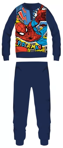 Spider-Man pyjama corail d'hiver - bleu foncé - 104