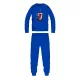 Pyjama en coton d'hiver Spiderman pour enfants - pyjama interlock - bleu moyen - 104