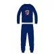 Pyjama en coton d'hiver Spiderman pour enfants - pyjama interlock - bleu foncé - 128