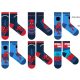 Chaussettes normales en coton pour enfants Spiderman - lot de 6 paires - 31-34