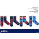 Chaussettes normales en coton pour enfants Spiderman - lot de 4 paires - 27-30