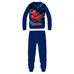   Pyjama polaire Spiderman - Pyjama d'hiver épais pour enfants - bleu foncé - 116