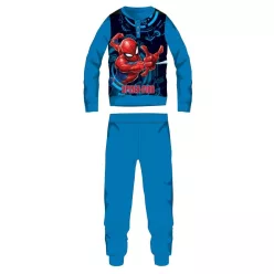   Pyjama polaire Spiderman - Pyjama d'hiver épais pour enfants - bleu clair - 122