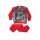Pyjama d'hiver en flanelle pour enfants - Spiderman - rouge - 128