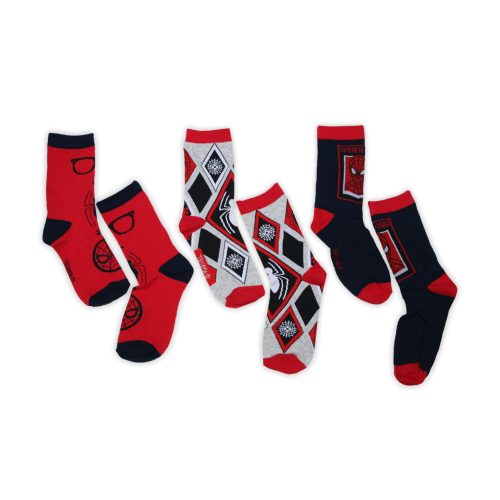 Chaussettes en coton pour enfants - 3 paires - Spiderman
