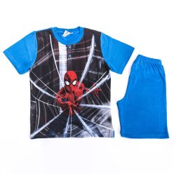   Pyjama en coton à manches courtes pour enfants - Spider-Man - bleu moyen - 134