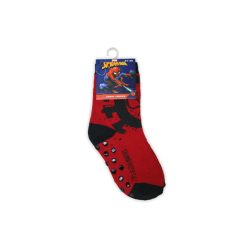   Chaussettes de bébé antidérapantes - Spider-Man - peluche - Spider-Man - rouge-noir - 23-26