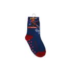 Chaussettes de bébé antidérapantes - Spider-Man - peluche - Spider-Man - bleu foncé - 27-30