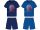 Spider-Man ensemble d'été en coton - ensemble t-shirt-short - bleu moyen - 122