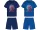 Spider-Man ensemble d'été en coton - ensemble t-shirt-short - bleu foncé - 116
