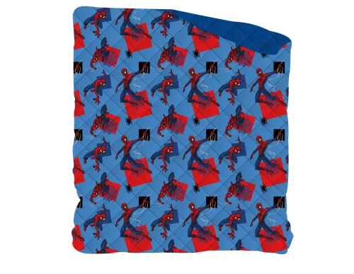 Spider-Man couverture de lit - 220 x 250 cm - bleu foncé