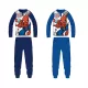 Pyjama pour enfants en jersey en coton Spiderman - bleu foncé - 104