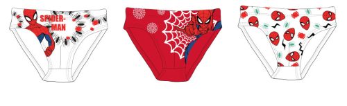 Boxer de Noël Spiderman pour garçon - Lot de 3 boxers en coton - 122-128