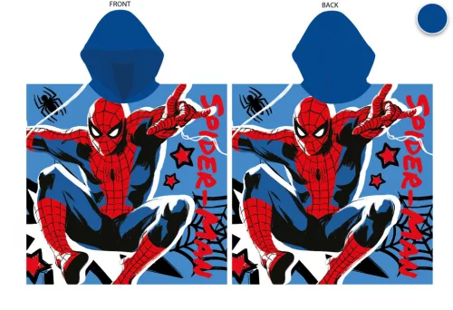Spider-Man couverture de lit - 220 x 250 cm - bleu moyen