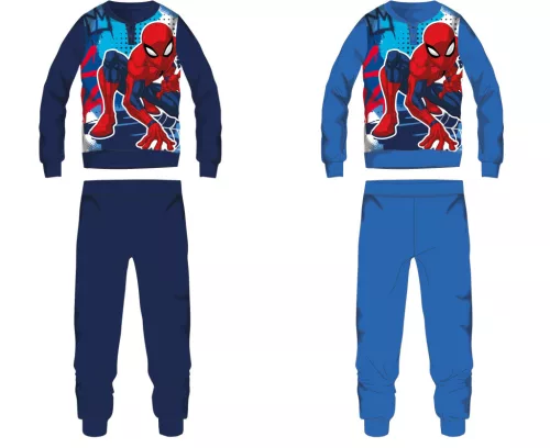 Pókember pamut flane gyerek pizsama - világoskék - 110