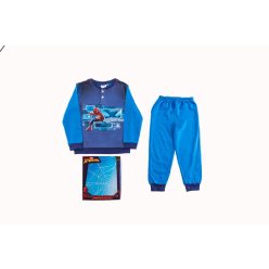 Pyjama enfant en flanelle - Spiderman - bleu moyen - 98