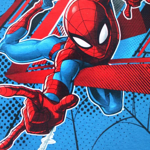 Pyjama en coton d'hiver pour enfants - Spiderman - bleu foncé - 116