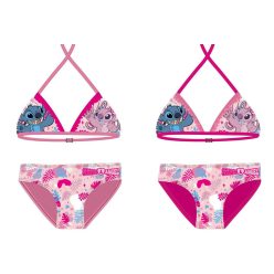   Maillot de bain deux pièces Stitch pour les filles - haut de bikini triangle - rose - 116