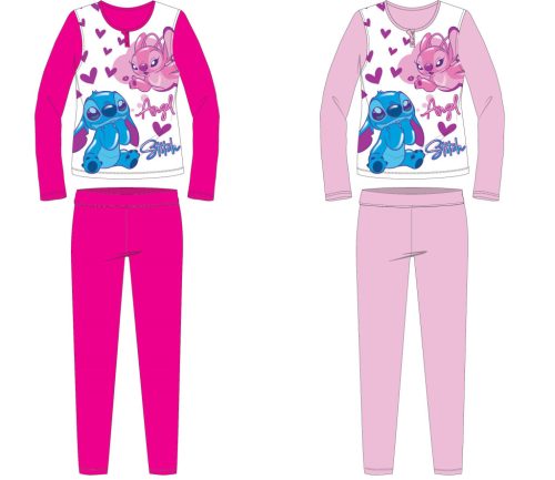 Disney Stitch pyjama en jersey en coton - rose clair - 104
