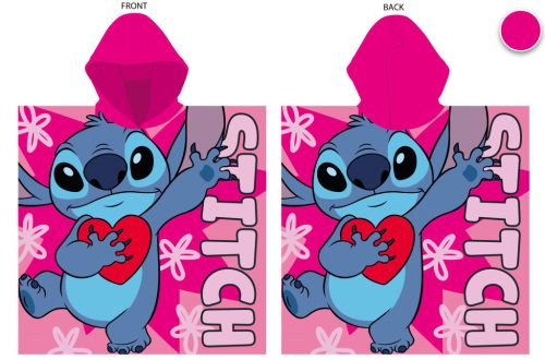 Poncho séchant rapidement Disney Stitch 55x110 cm