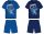 Disney Stitch ensemble d'été en coton - ensemble t-shirt-short - bleu foncé - 110