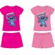Disney Stitch ensemble d'été en coton - ensemble t-shirt-short - rose - 116