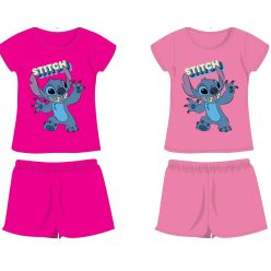   Disney Stitch ensemble d'été en coton - ensemble t-shirt-short - rose - 98