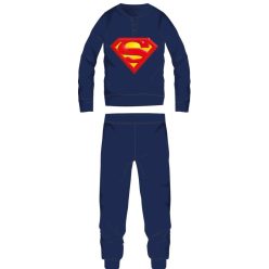   Pyjama en coton fin pour homme Superman - pyjama en jersey - bleu foncé - S