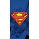 Serviette de plage pour enfant Superman - 100% coton - 70x140 cm - bleu foncé