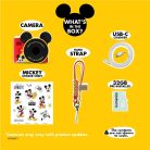 Kiimento Mickey Egér Model A digitális kamera gyerekeknek