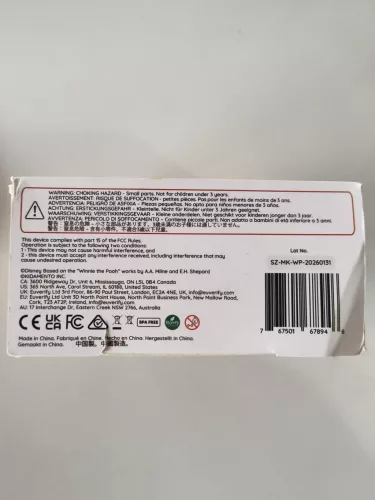 Kiimento Micimackó Model K digitális kamera gyerekeknek