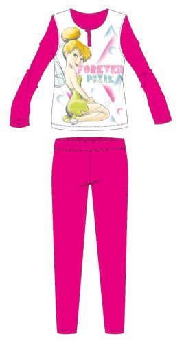 Pyjama long et fin Disney Fée Clochette pour enfants - pyjama en jersey de coton - rose
