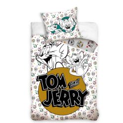 Ensemble de literie TOM AND JERRY 100% coton 140x200 + 70x90