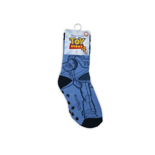 Chaussettes antidérapantes pour enfants Toy Story en peluche - bleu - 31-34