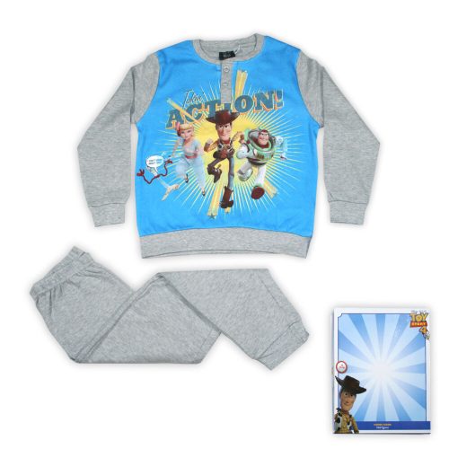 Pyjama en coton d'hiver pour enfants - Toy Story - gris - 116
