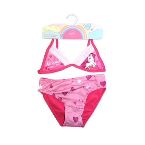 Licorne maillot de bain deux pièces pour filles - rose - 128