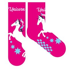   Chaussettes normales en peluche antidérapantes licorne pour enfants