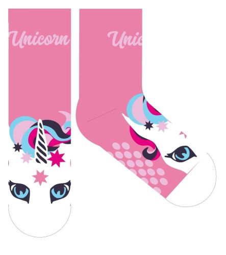 Chaussettes normales en peluche antidérapantes licorne pour enfants