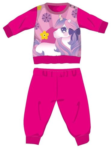 Licorne pyjama épais d'hiver pour bébé - pyjama en flanelle de coton