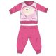 Pyjama d'hiver en coton pour bébé licorne - pyjama interlock - rose - 80