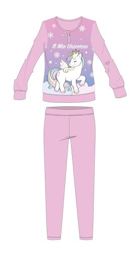 Licorne pyjama en coton d'hiver épais pour enfants - pyjama en flanelle de coton