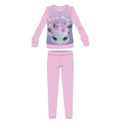   Licorne pyjama en coton d'hiver pour enfants - pyjama interlock - avec inscription Tu es ma licorne - rose clair - 122