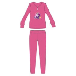   Pyjama d'hiver en coton Licorne pour enfants - pyjama interlock - rose - 110