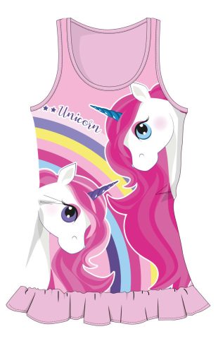 Maillot de bain d'été en coton à motif de licorne - rose clair - 110