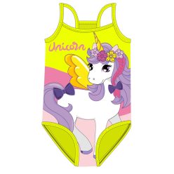   Maillot de bain une pièce pour bébé fille licorne - jaune - 92