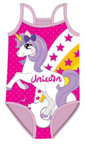 Maillot de bain une pièce pour bébé fille licorne - rose clair - 92