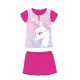 Pyjama en coton d'été à manches courtes pour enfants avec licorne - pyjama en jersey - rose - 116