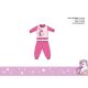 Pyjama de bébé licorne - pyjama en jersey de coton - rose foncé - 86