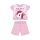 Pyjama d'été à manches courtes de bébé licorne - pyjama en jersey de coton