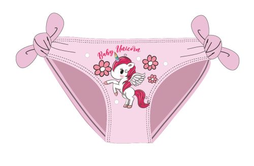 Maillot de bain bas pour bébé fille licorne